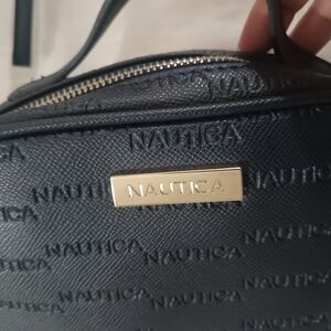 Nautica Navy Blue Embossed Handbag